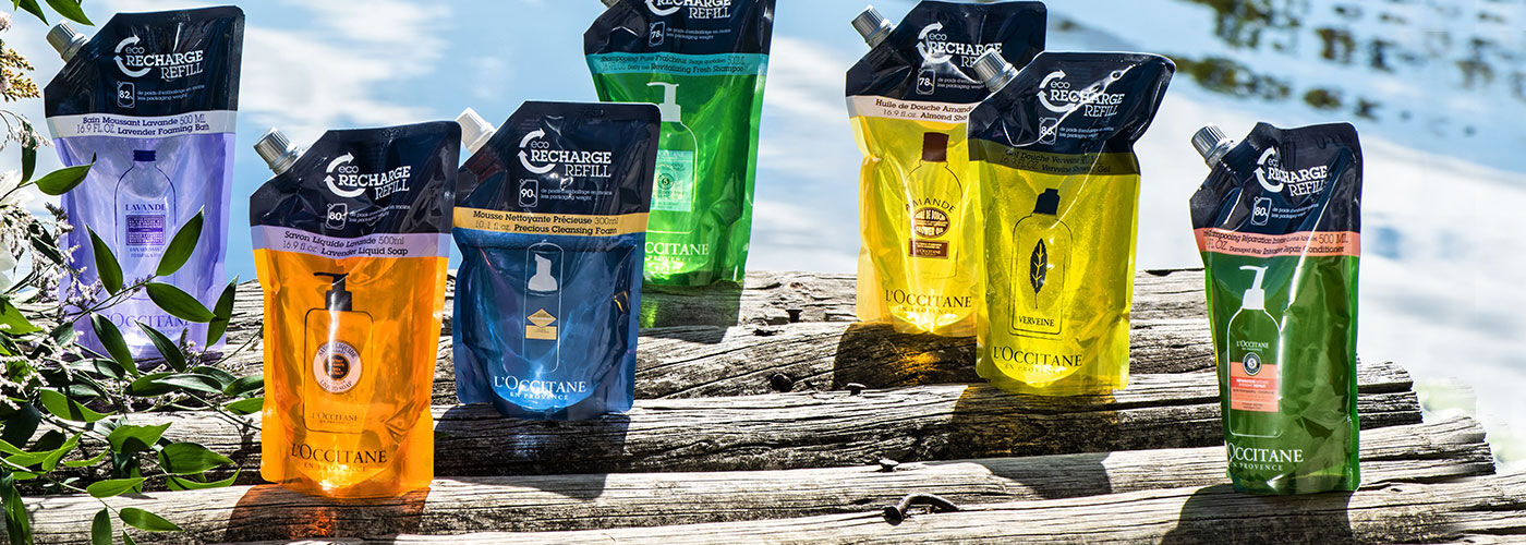 Eco Refills with less plastic L'Occitane Singapore